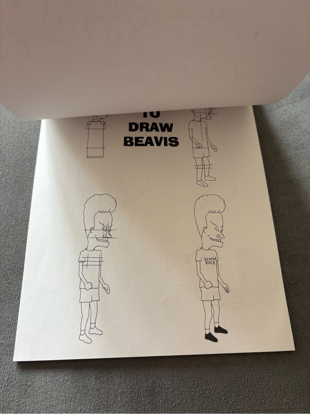 MTV Beavis & Butthead Unused Doodle Doodie Book Cool Stuff to Like, Do - Picture 7 of 12